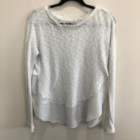 Deletta Sweaters - Deletta‎ White Lightweight Sweater Size Small